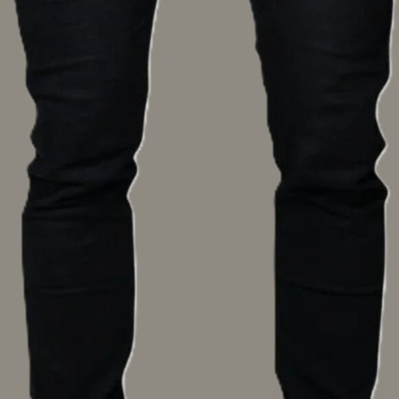 Tobacco Motowear RIOT Slim Fit Riding Jeans 30x36 Jet Black NEW - Picture 6 of 7